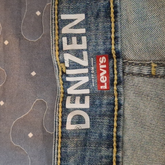 Denizen from Levi's Blue Denim Cropped Jeans size 14 - Picture 2 of 7